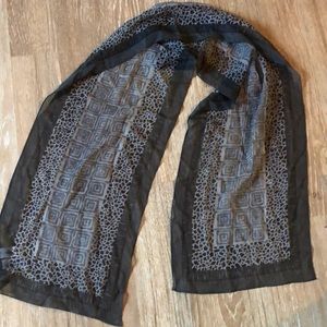 Talbots 100% silk scarf, 11” x 58”